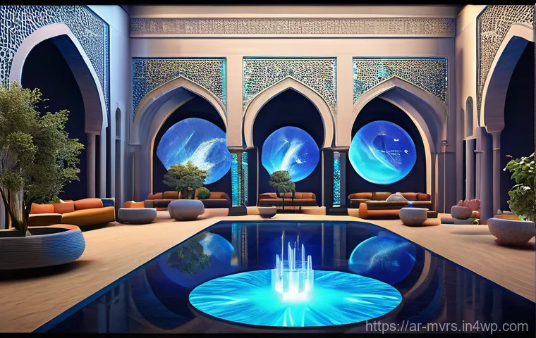 메타버스와 인플루언서 마케팅 전략 - **Image Prompt 1: The Welcoming Arab Metaverse Avatar**
    A vibrant and highly detailed 3D avatar ...
