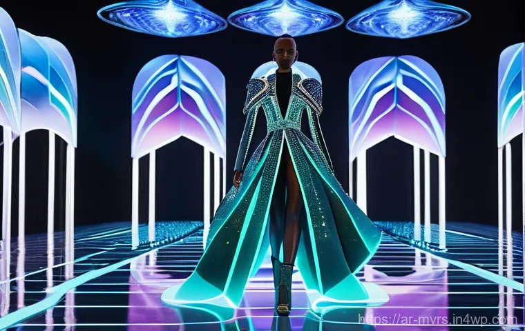 메타버스에서의 패션 브랜드 마케팅 - **Virtual Grand Fashion Show in the Metaverse:**
"A breathtaking, futuristic virtual fashion sho...