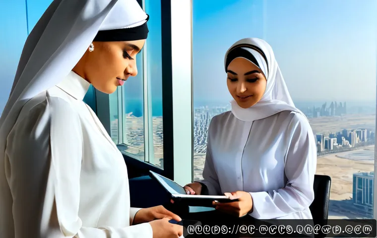 Home 17 메타버스 비즈니스 모델의 법적 프레임워크 - Photorealistic modern legal consultation in a refined Gulf-region office, Arab businesswoman wearing...